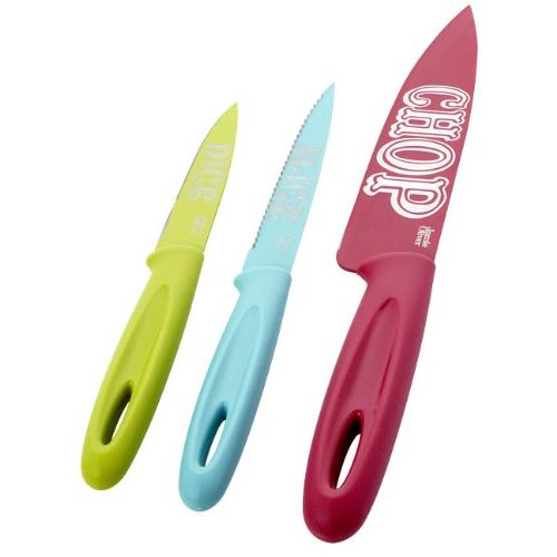  FLIPPIGES MESSERSET ROSA / BLAU / GRUEN Jamie Oliver