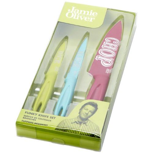  FLIPPIGES MESSERSET ROSA / BLAU / GRUEN Jamie Oliver