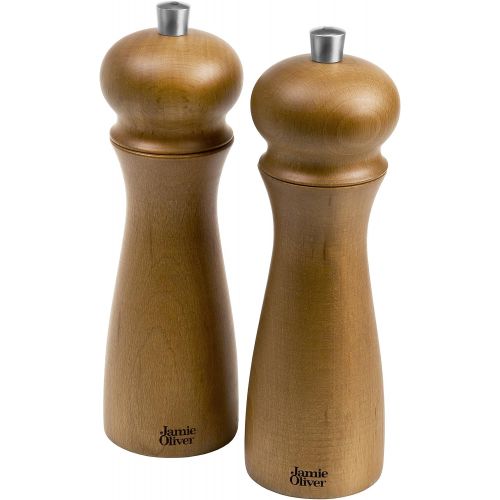  Jamie Oliver JB2500Jo Salt and Pepper Mill, Wood, brown, 6x 12.2x 18.6cm 2Units