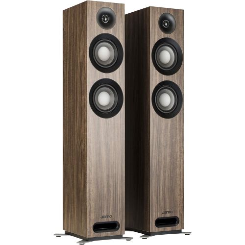 클립쉬 Jamo Studio Series S 807 Walnut Floorstanding Speakers - Pair