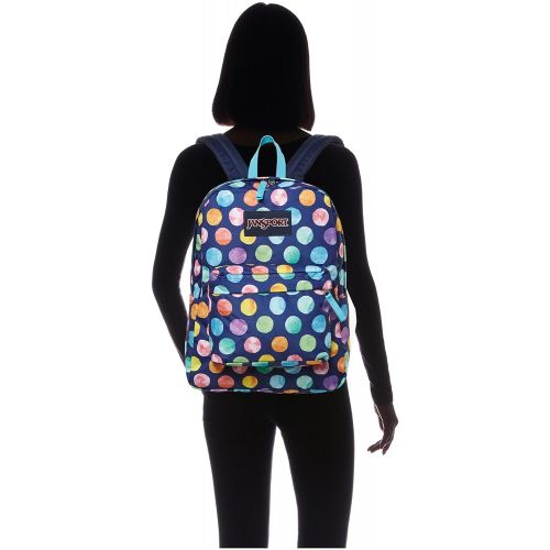  JanSport Unisex SuperBreak Multi Watercolor Spots Backpack
