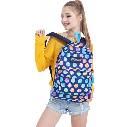  JanSport Unisex SuperBreak Multi Watercolor Spots Backpack