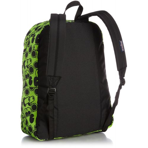  JanSport Superbreak Backpack (Zap Green Double Vision)