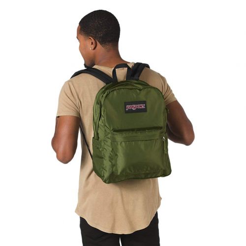  JanSport Ashbury Laptop Backpack - Comfortable School Pack | New Olive