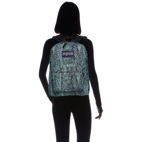  JanSport Unisex Superbreak Aqua Dash Scribbled Ink One Size