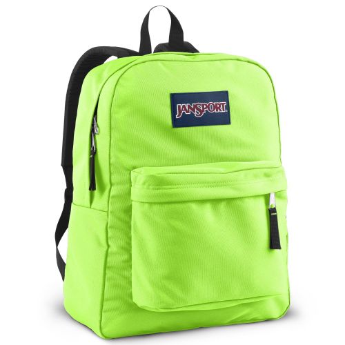  JanSport Superbreak Backpack Fluorescent Green One Size