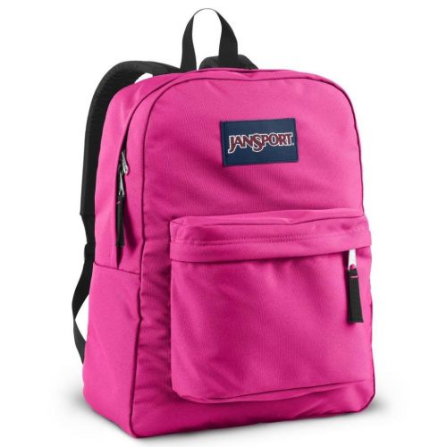  JanSport Classic SuperBreak Backpack - Fluorescent Pink