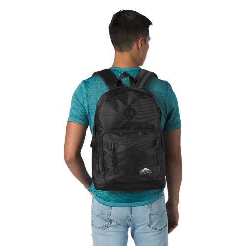  JanSport Axiom Laptop Backpack - Black Line Cord