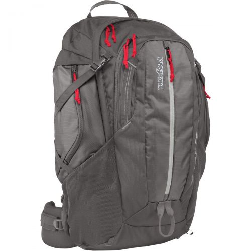  JanSport Equinox 40L Backpack Forge Grey/Red Tape, One Size