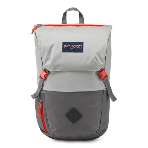  JanSport Pike Backpack - Bayonet Grey/Inca Orange