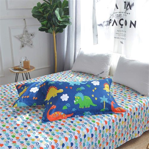  Jane yre New Cartoon Dinosaur Duvet Cover Sets for Kids Teen 100% Cotton Reversible Duvet Cover Dinosaur Queen Comfortable 3 Pieces Boys Girls Bedding Duvet Cover Full Size,NO Comf