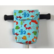 Janeyjonks Roomy Cute Woodland Animals Micro Scooter or bicycle bag. Great gift for Boys and Girls. Different Sizes.