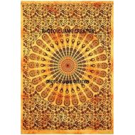 Marke: Janki Creation Janki Creation Kleines Poster fuer Picknicks, den Strand, Tapisserie, Groesse 101,6 cmx 76,2 cm,Boho-Dekor, fuer Wohnzimmer, Wohnheime, Mandala, Hippie-Wandbehang, dekorativer Wandte