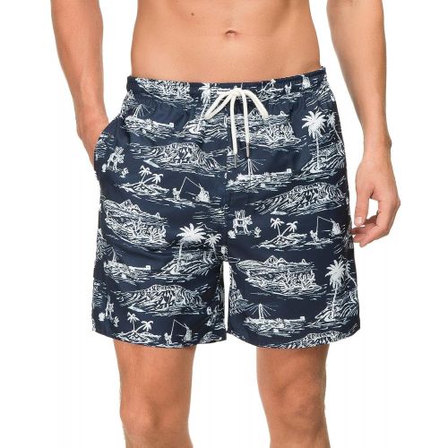  Janmid Mens Quick Dry Swim Shorts Swim Trunks Mens Bathing Suits with Mesh Lining