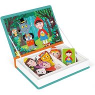 Janod - Magneti'Book Story Book - 40-Piece Magnetic Educational Set - Encourages Motor Skills and Imagination - Suitable for Ages 3 and Up, J02588