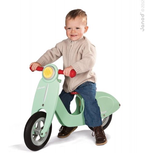  Janod Scooter Mint Balance Bike Ride On, Mint