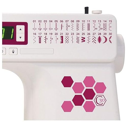  Janome Sewing Machine, White, W16