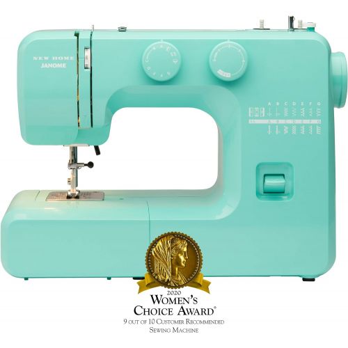  Janome Arctic Crystal Easy-to-Use Sewing Machine with Interior Metal Frame, Bobbin Diagram, Tutorial Videos, Made with Beginners in Mind!