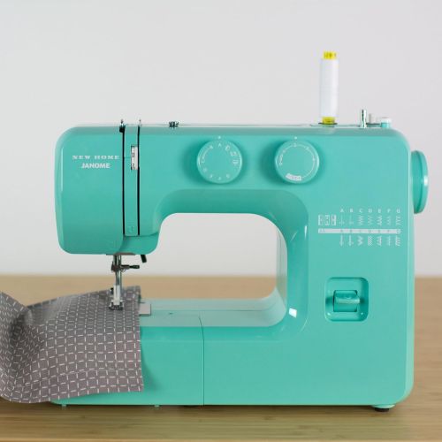  Janome Arctic Crystal Easy-to-Use Sewing Machine with Interior Metal Frame, Bobbin Diagram, Tutorial Videos, Made with Beginners in Mind!