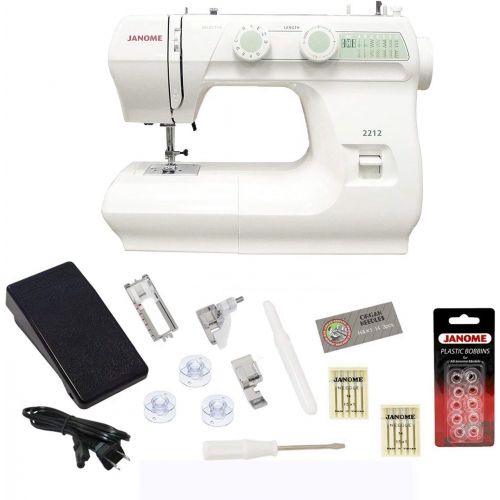  Janome 2212 Sewing Machine Includes Exclusive Bonus Bundle