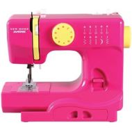 Janome Fastlane Fuschia Basic, Easy-to-Use, 10-Stitch Portable, Compact Sewing Machine with Free Arm only 5 pounds