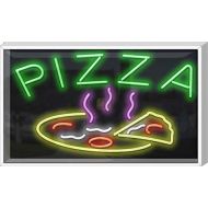 Jantec Sign Group Outdoor Pizza Neon Sign with Pizza Graphic