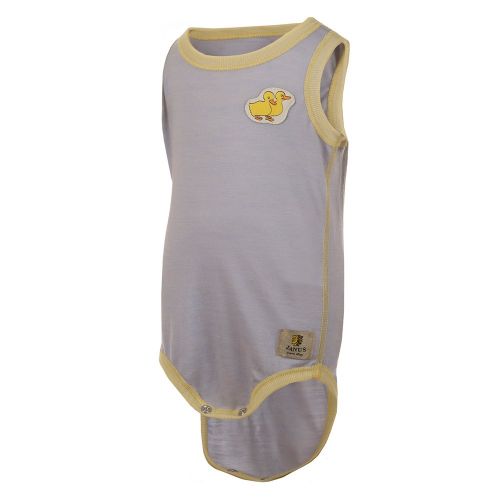  Janus 100% Merino Wool Baby Bodysuit Sleeveless Machine Washable Made in Norway