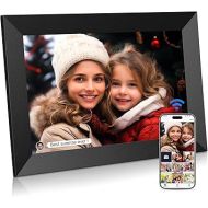 Uhale Digital Picture Frame Wifi 10.1 inch HD IPS Touch Screen Electronic Picture Frame Slideshow Smart Loop Digital Photo Frame with APP & SD Card Slot to Load Photos & Videos from Your Phone