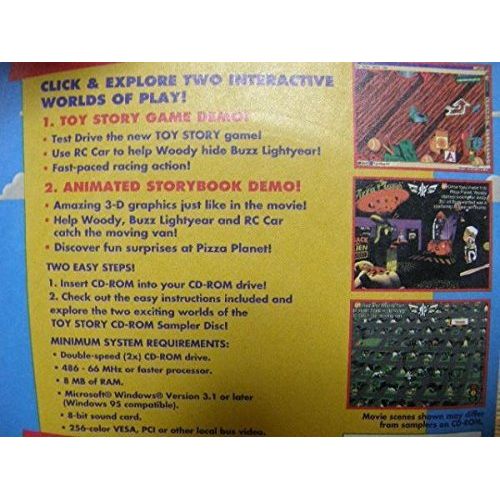  Japan Import Not Available in Japan out of print Toy Story COMPUTER CARS CD-ROM / RC buggy / Mattel / Hot Wheels / Woody / Buzz