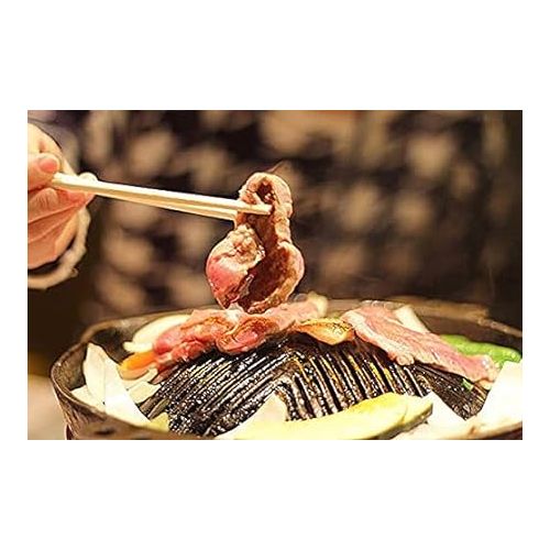  JapanBargain 1797, Ikenaga Korean BBQ Plate Genghis Khan Barbecue Grill Plate Mongolian Heavy Duty Cast Iron Stovetop BBQ Grill Pan Griddle, 11.4 inches