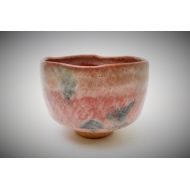 JapanCraftsMS Raku ware Chawan tea bowl by Jouraku Suzuki. Kiyomizu ware. Japanese Pottery.Tea ceremony.msjapan.#cwn46