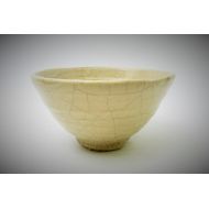 /JapanCraftsMS Shiro Raku Chawan tea bowl.Tea ceremony.msjapan.#cwn50