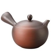 Japanese Teapot Kyusu Tokoname Youhen, Clay Teapot 11.8 fl.oz. Fusen Y264