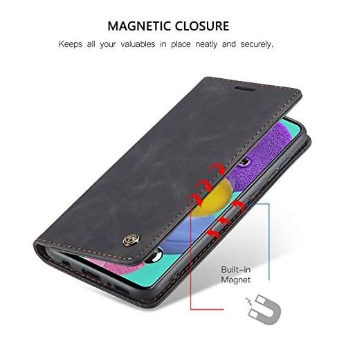  [아마존베스트]Japezop Samsung Galaxy A51 Case,Samsung Galaxy A51 Wallet Case Cover,Magnetic Stand Flip Protective Cover Book Style Leather Flip Cover Durable Shockproof Protective Cover for Samsung Gala