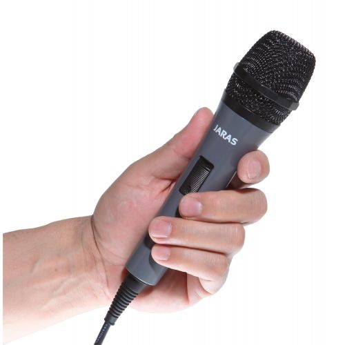  Jaras JJ-504 Dynamic Karaoke Microphone with 13.1 ft Cord & 3.5mm Apapter For Karaoke,Vocal,Instrument
