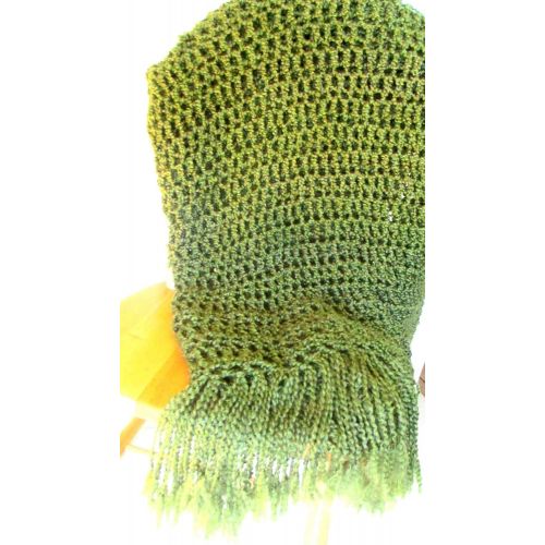  Jarvis Design Studio Throw Blanket, Olive Green, Army Green, Rustic Home Design, Interior Design, Home Decor handmade fringed blanket MADE IN THE USA