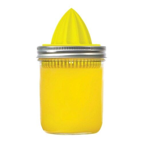  Jarware 82617 Wide Mouth Juicer Lid, Yellow