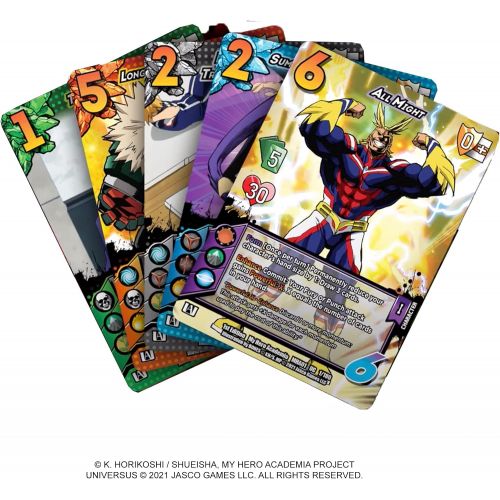  Jasco My Hero Academia Collectible Card Game Series 1 Unlimited 240-card 24-Pack Booster Display Trading Cards for Adults and Teens Ages 14+ 2 Players Avg. Playtime 45+ Mins Made by Jasc