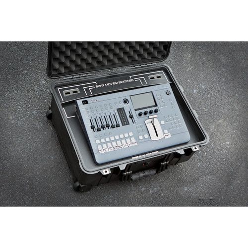  Jason Cases Hard Travel Case for Sony MCS-8M Switcher (Black Overlay)