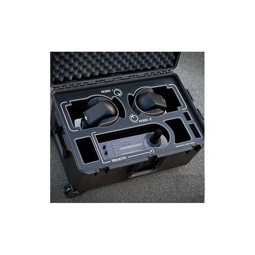  Jason Cases Hard Rolling Case for Sony BRC-H900 Robotic Cameras (Black Overlay)