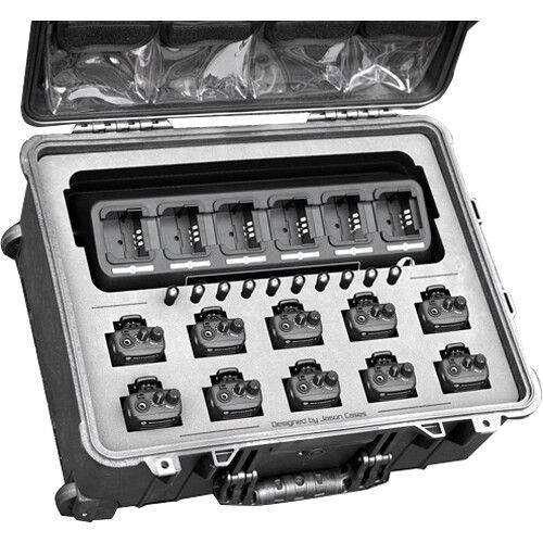  Jason Cases Pelican Case for 10 Motorola CP200d Radios, Charger & More