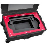 Jason Cases Protective Case for TVLogic LVM-212W Rack Monitor (Red Overlay)