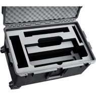 Jason Cases Hard Travel Case with Wheels for Cineo HS2 Light (Black)