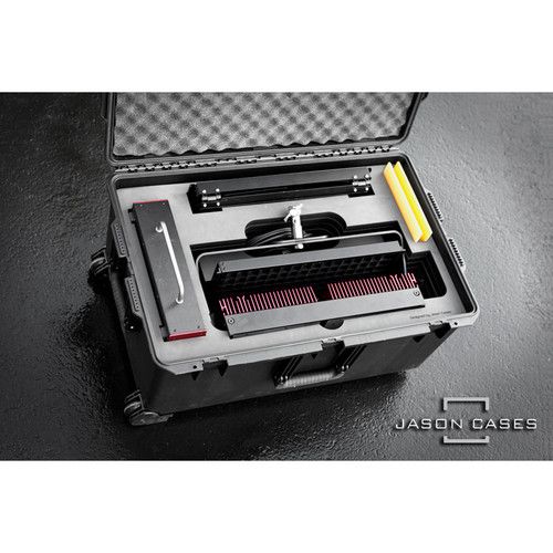  Jason Cases Hard Travel Case with Wheels for Cineo HS2 Light (Black)