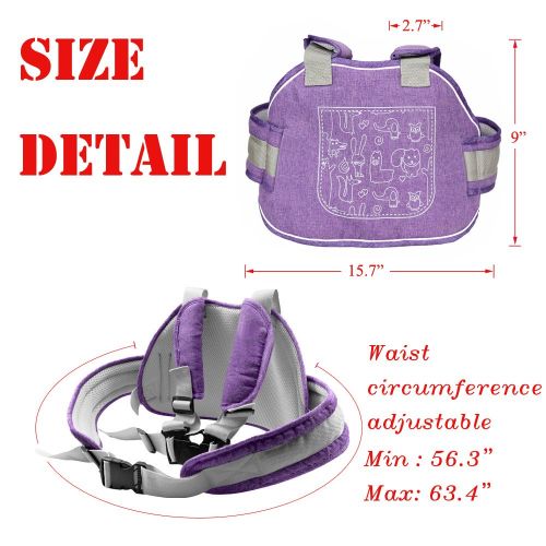  Jason Natural Cosmetics Children Motorcycle Seat Belts Kids Electric Vehicle Safety Travel Belt with Expandable Baby...