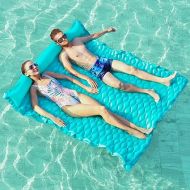 Jasonwell Giant Inflatable Floating Mat - Pool Float Lake Float Raft Lounge Floating Water Mat for Swimming Pool Floatie Lounger Beach Pool Party Toy Adults Kids