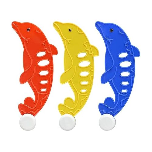  Jasonwell Pool Diving Toys Games - 25PCS Swimming Pool Toys with Dive Sticks and Rings Underwater Treasures Torpedo Bandits Fish Toys etc Fun Water Swim Toys for Boys Girls Adults Kids Teens