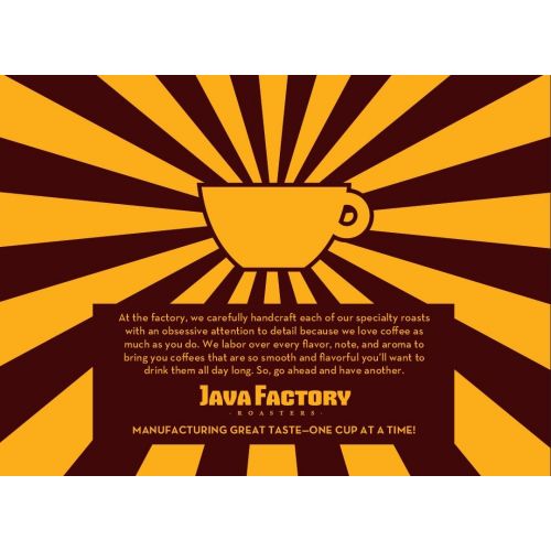  Java Factory Single Cup Coffee for Keurig K Cup Brewers, Da Bomb Extra Bold Double Caffinated, 80 Count