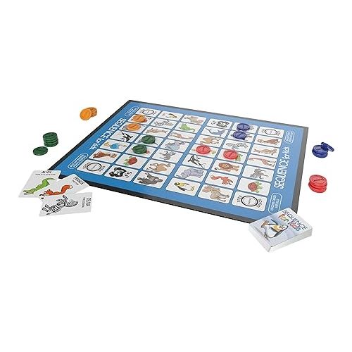  SEQUENCE for Kids -- The 'No Reading Required' Strategy Game by Jax and Goliath, Multi Color, 11 inches (2-4 players) (Packaging May Vary)