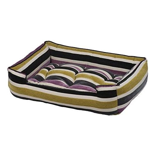  Jax & Bones Jax and Bones Zest Orchid Premium Flocked Sleeper Dog Bed